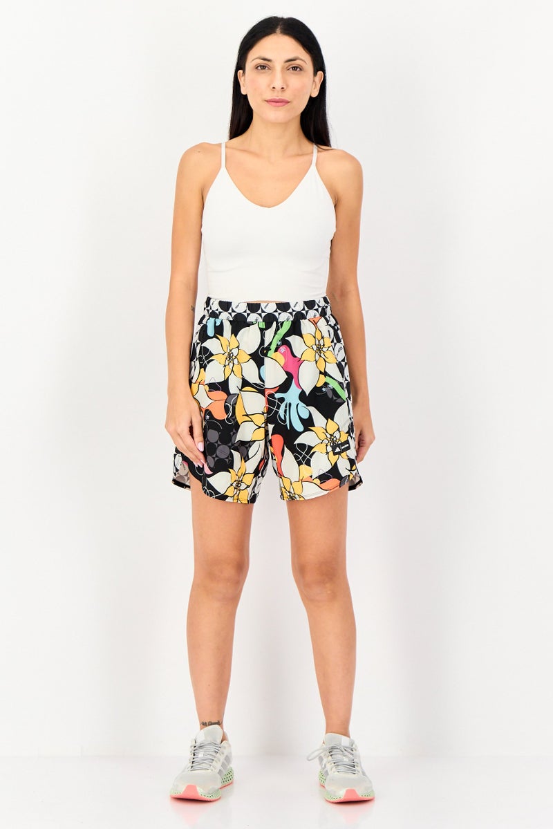 Adidas x Rich Mnisi Women Sportswear Fit Graphic Print Training Shorts, Multicolor - Image 4