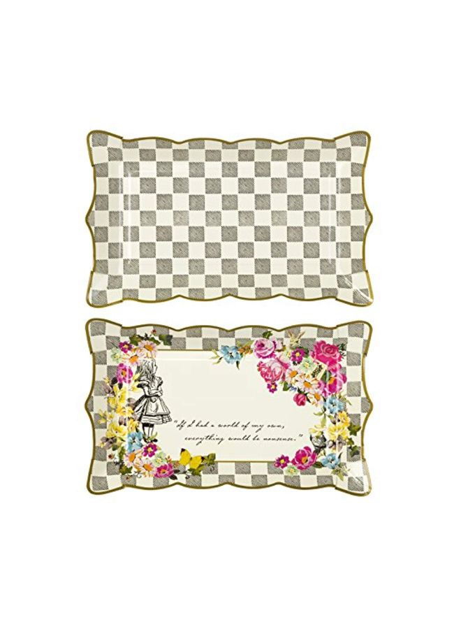 توكينج تيبلز أطباق تقديم من الورق، من 4 قطع - Image 2