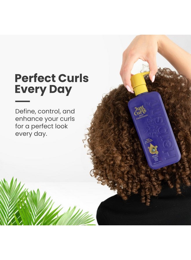 Herbishh Just Curls Deep Conditioner for Curly, Wavy Hair, 500ml, Avocado & Coconut Oil, Vegan, Curlfaction & Dry Damaged, Detangler - Image 4