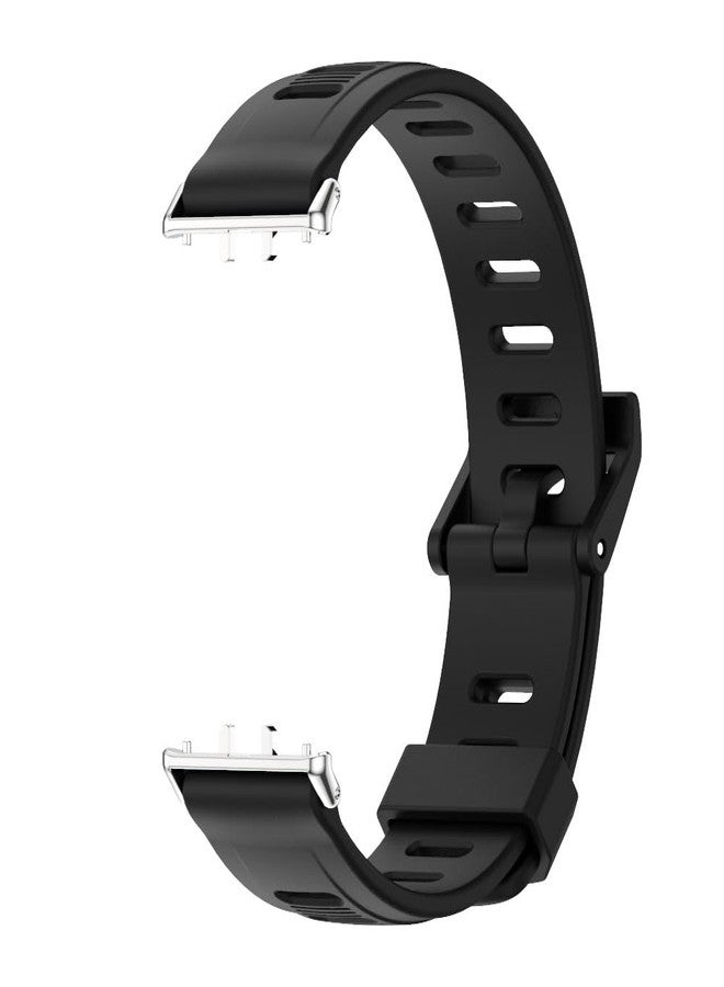 MIJOBS Strap Compatible with Samsung Galaxy Fit 3 SM-R390 Bands for Women Men, Silicone Sport Straps Replacement Wristband Accessories for Samsung Galaxy Fit3 - Image 2