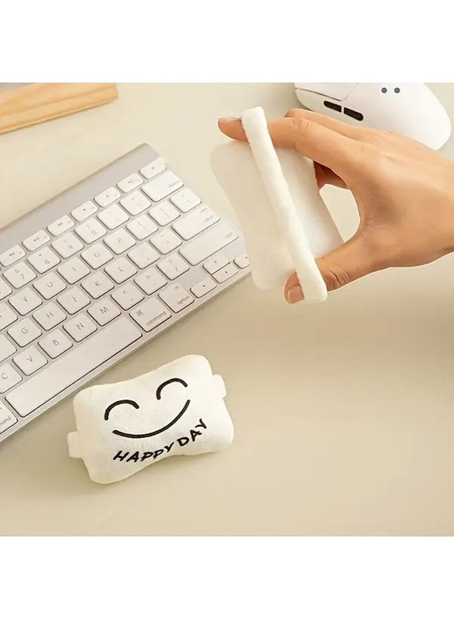 Ergonomic Memory Foam Wrist Rest With Smile Back Design Comfortable Lightweight Mouse Pad For Office Laptop Typing Support Desk Accessory - Image 5
