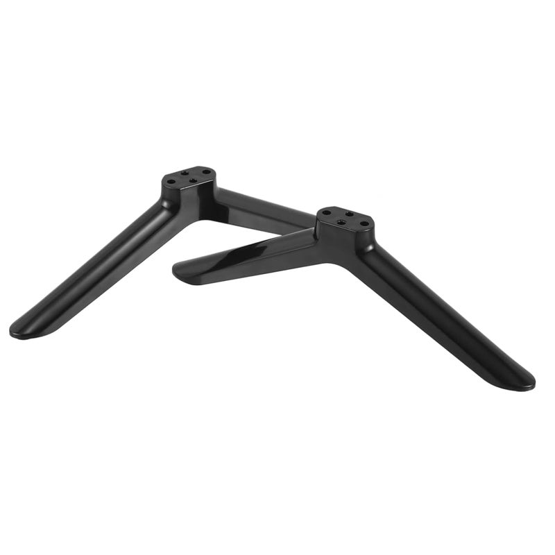 Dranvosk Universal TV Stand Legs for 40Inch TVs | 2PCS Replacement TV Feet with Screws | Easy Install Plastic Mounting Brackets,Black Tabletop Base Stand(Check Holes Fit) - Image 1