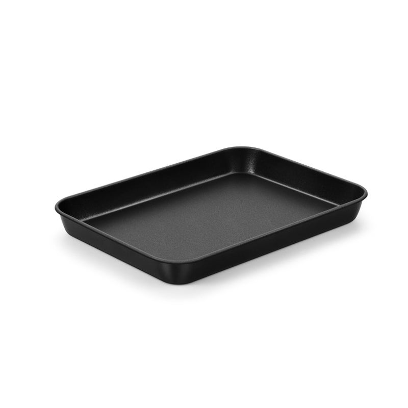PP CHEF 105 Inch Baking Cookie Sheet Pan Carbon Steel Oven Tray Non Stick Bakeware for Cooking Baking Bread Meat Vegetables Sturdy Healthy Easy Clean 1Pc