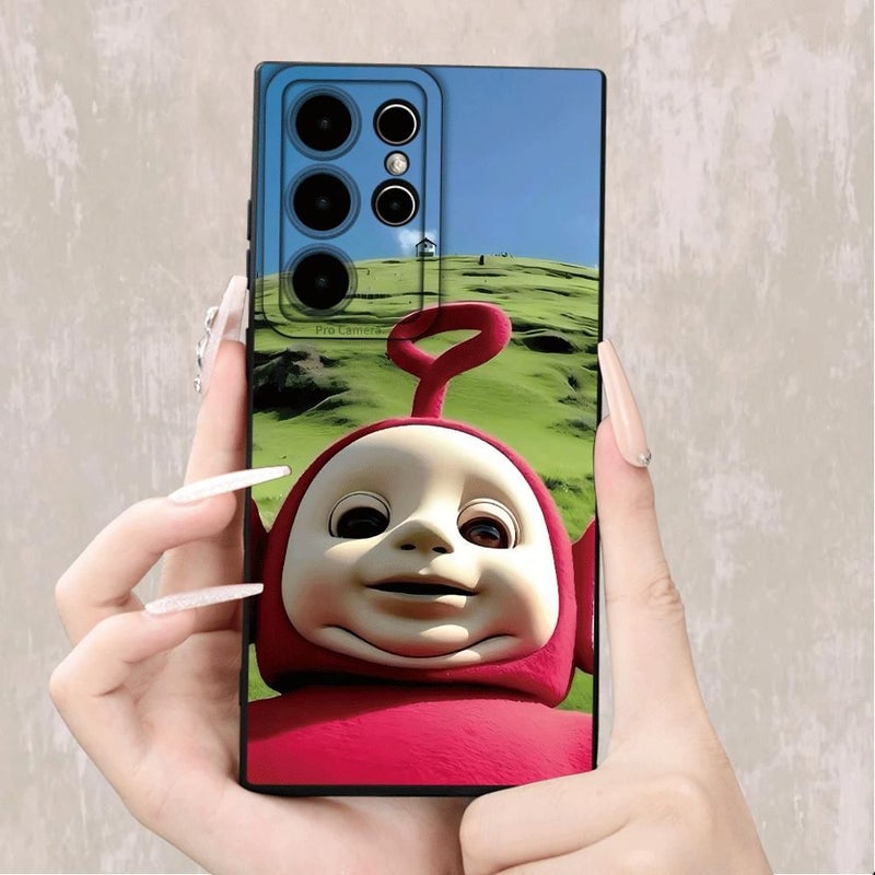 حافظة هاتف ناعمة مطفي باللون الأسود لهاتف iPhone 11 Pro، مطبوعة بشخصية كرتونية، مقاومة للسقوط والانزلاق، فاخرة وعصرية وأنيقة. - Image 5