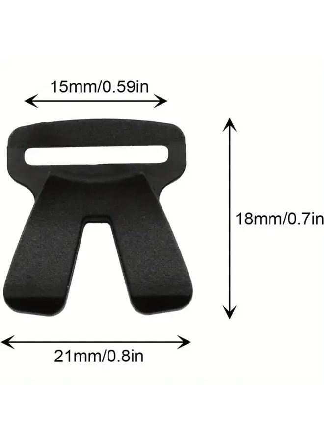 12Pcs Black Heavy Duty Plastic Hooks For Backpack Car Bike Garage Storage - Image 5