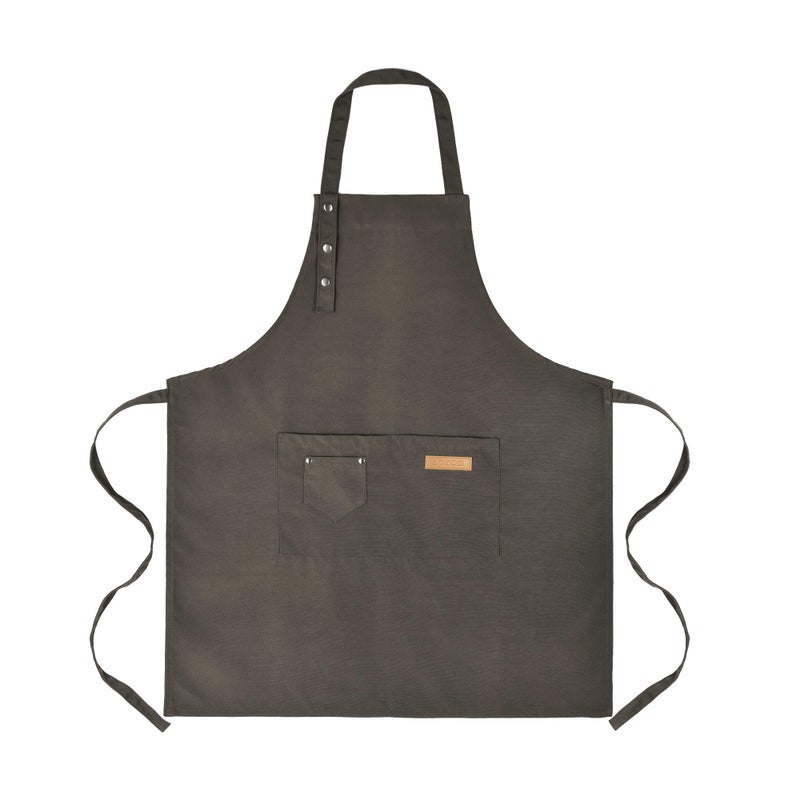 Tosewever Art Aprons for Women Painting Pottery Baking, Mens Buckle Straps Kitchen Apron with Pockets for Chef Cooking (Grayish green) - Image 1