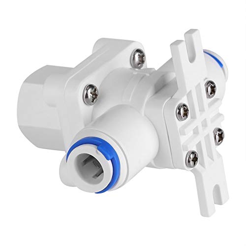 AQUALIQUID RO Prv Ro Water Pressure Reducing Valve, 1/4" Relief Regulator Filter, Quick Push Fit, Reducer, 5.5 cm, Filter Protectionvalve, Plastic (Pack of 1 - Size 1/4 Inch) - Image 3
