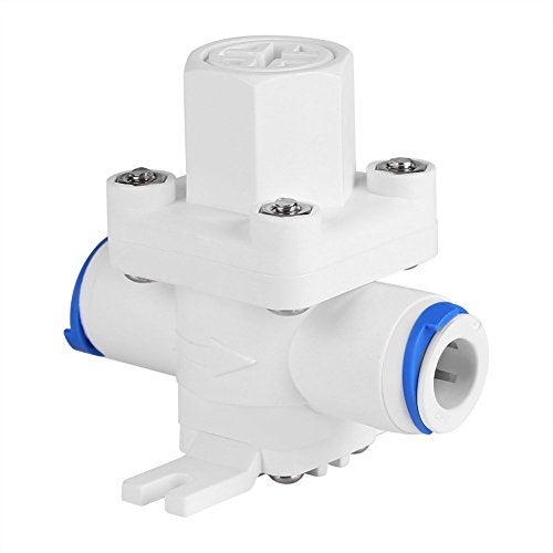 AQUALIQUID RO Prv Ro Water Pressure Reducing Valve, 1/4" Relief Regulator Filter, Quick Push Fit, Reducer, 5.5 cm, Filter Protectionvalve, Plastic (Pack of 1 - Size 1/4 Inch) - Image 1