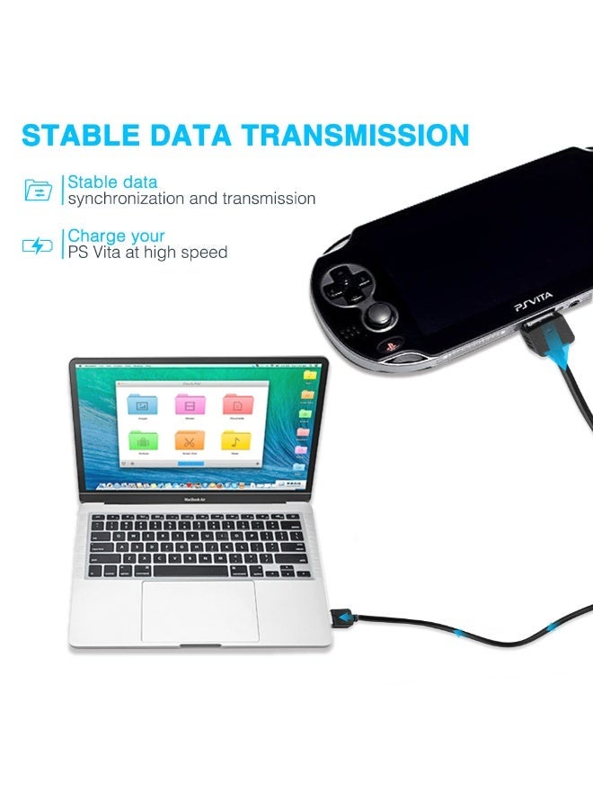 Halamodo PS Vita Charger Cable, 2 in 1 USB Data & Power Charger Cord Replacement for PlayStation Vita 1000 (Only Compatible with PSV 1000) - Image 5