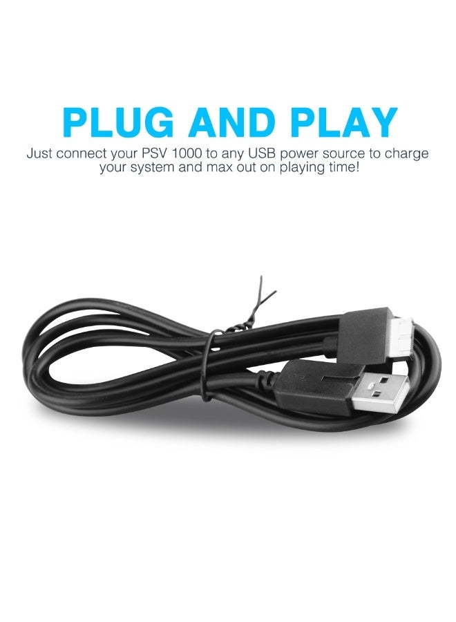 Halamodo PS Vita Charger Cable, 2 in 1 USB Data & Power Charger Cord Replacement for PlayStation Vita 1000 (Only Compatible with PSV 1000) - Image 3