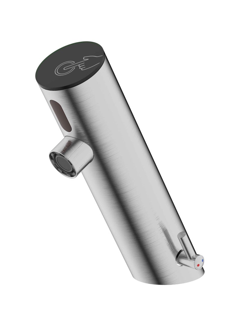 HESANIT E-Sensor Faucet for Washbasin with Infra-Red & Touch Activation, Temperature Control, Water Saving Technology, Premium Chrome - Image 1
