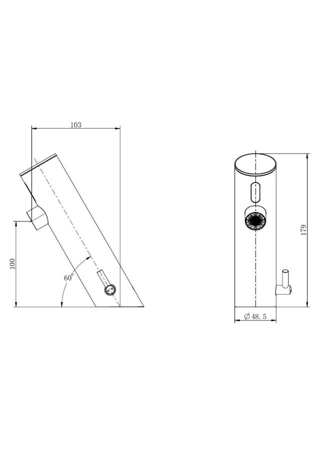 HESANIT E-Sensor Faucet for Washbasin with Infra-Red & Touch Activation, Temperature Control, Water Saving Technology, Premium Chrome - Image 3