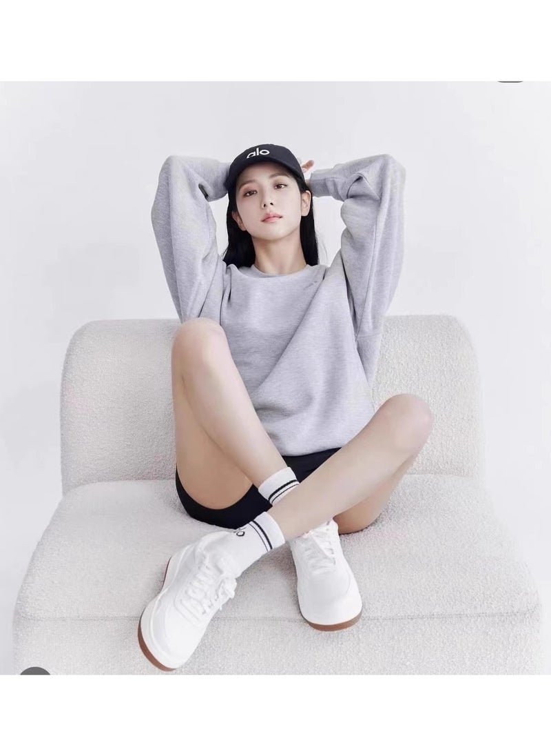 alo - Alo white flat sports shoes Kim Ji-Soo's same design - Image 1