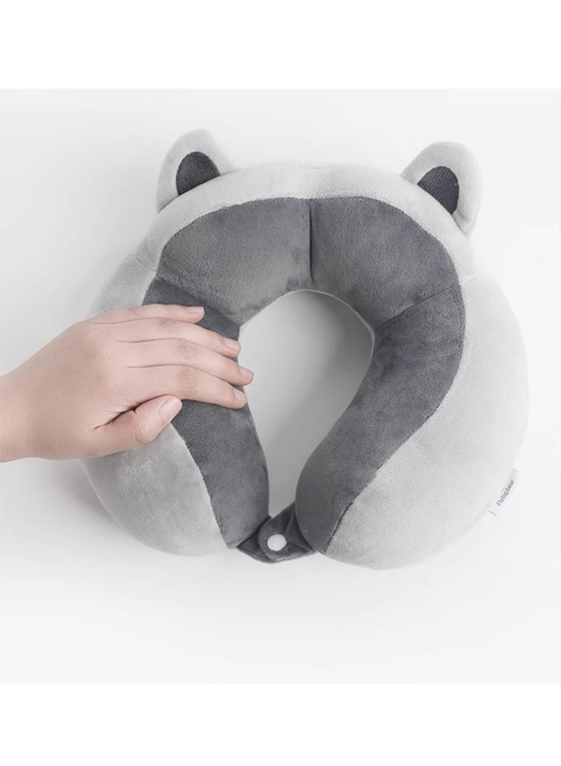 WangPangZi U-Shaped Pillow,Airplane Travel Pillow with Head Support,Soft Traveling Pillow for Sleeping on Flight or Car Train,Nap Pillow - Image 4