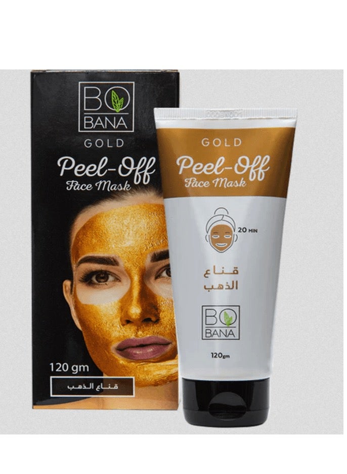 Gold peel-off face mask