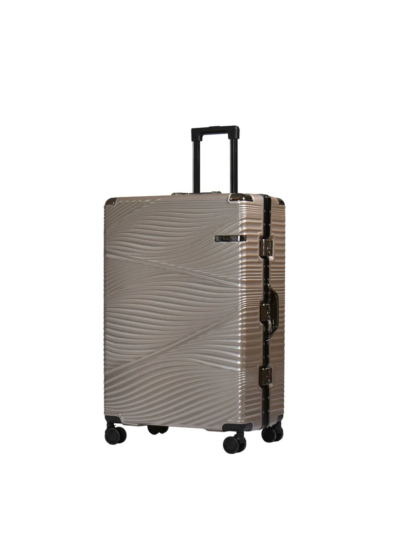 Track Track ABS+PC Trolley 3 Piece Luggage Set TC252-3P Expandable Hard Shell Suitcase Set 20 24 28 Inch with Combination Lock & 4 Double Spinner Wheels