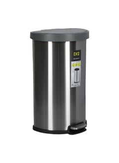 EKO Aria Stainless Steel Non-Slip Step Trash Can Silver 45 L  - Image 3