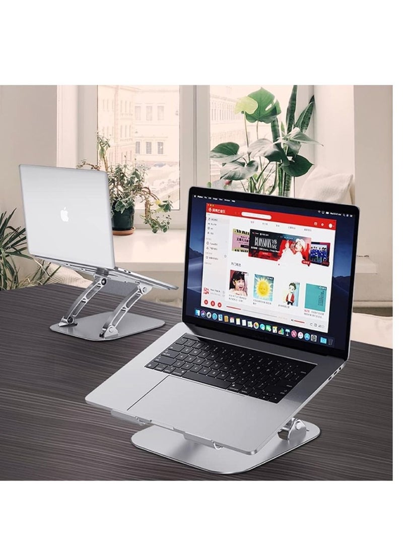 Laptop Stand, Notebook Stand Ergonomic Height Angle Adjustable Computer Laptop Holder Compatible with MacBook, Air, Pro, Dell XPS, Samsung, Alienware All Laptops 11-17" - Image 2