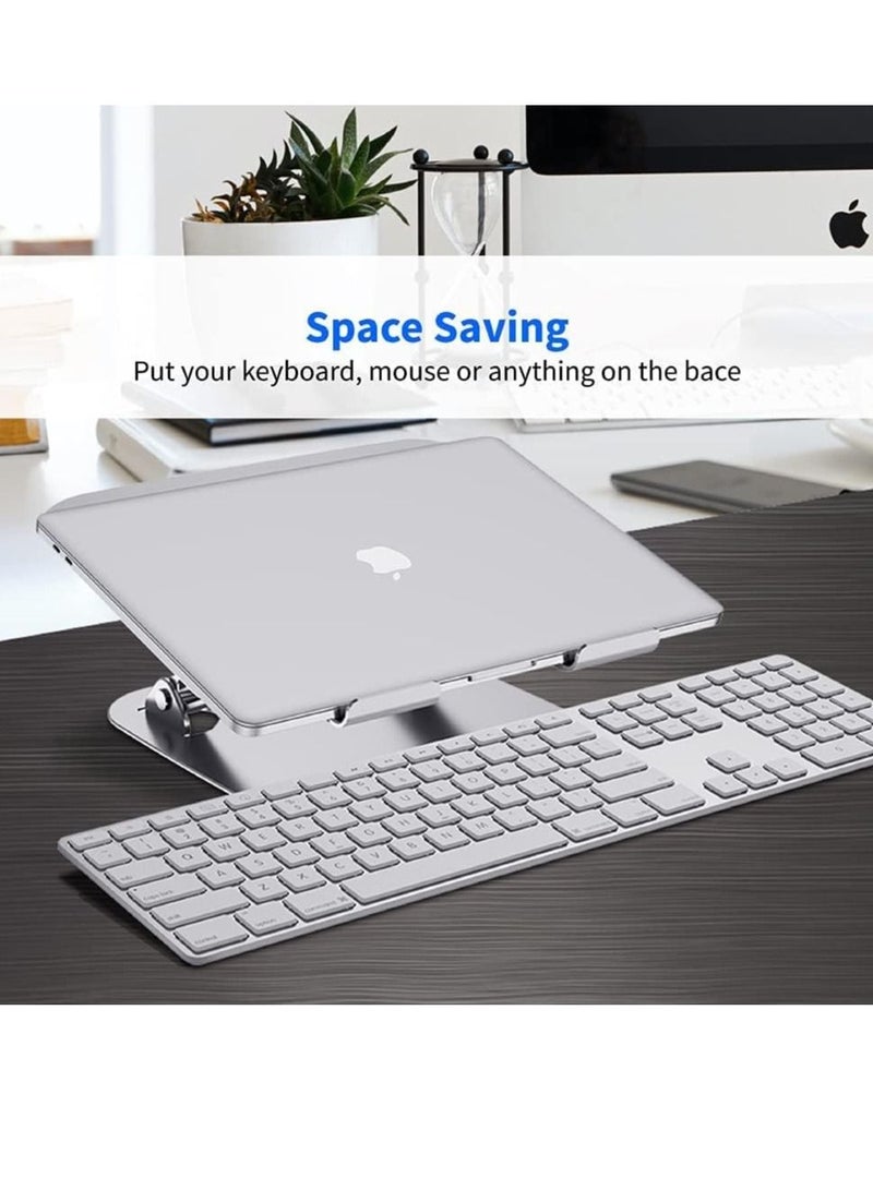 Laptop Stand, Notebook Stand Ergonomic Height Angle Adjustable Computer Laptop Holder Compatible with MacBook, Air, Pro, Dell XPS, Samsung, Alienware All Laptops 11-17" - Image 3