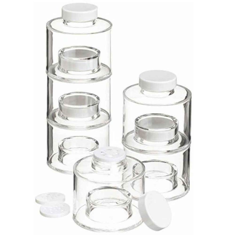 overa 6 Pcs Spice Tower, Pepper Shakers, Spice Jars, Spice Towers and Spice Tools, Spice Jars, Kitchen Spice Jars - Image 3