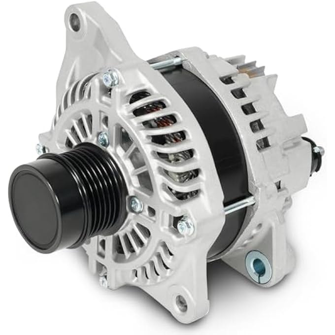 Dilomber Alternator 04801490AA Fits for Dodge Journey L4 2.4L 2360cc, 2009-2020 Replace 11440, A002TX0281, A2TX0281, AL6480X, 11440N, 4801490AA, 4801490AC, 4801490AD (12V 160A CW 6-Grooves) 1 Year Worry-Free - Image 1