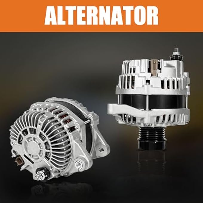 Dilomber Alternator 04801490AA Fits for Dodge Journey L4 2.4L 2360cc, 2009-2020 Replace 11440, A002TX0281, A2TX0281, AL6480X, 11440N, 4801490AA, 4801490AC, 4801490AD (12V 160A CW 6-Grooves) 1 Year Worry-Free - Image 2