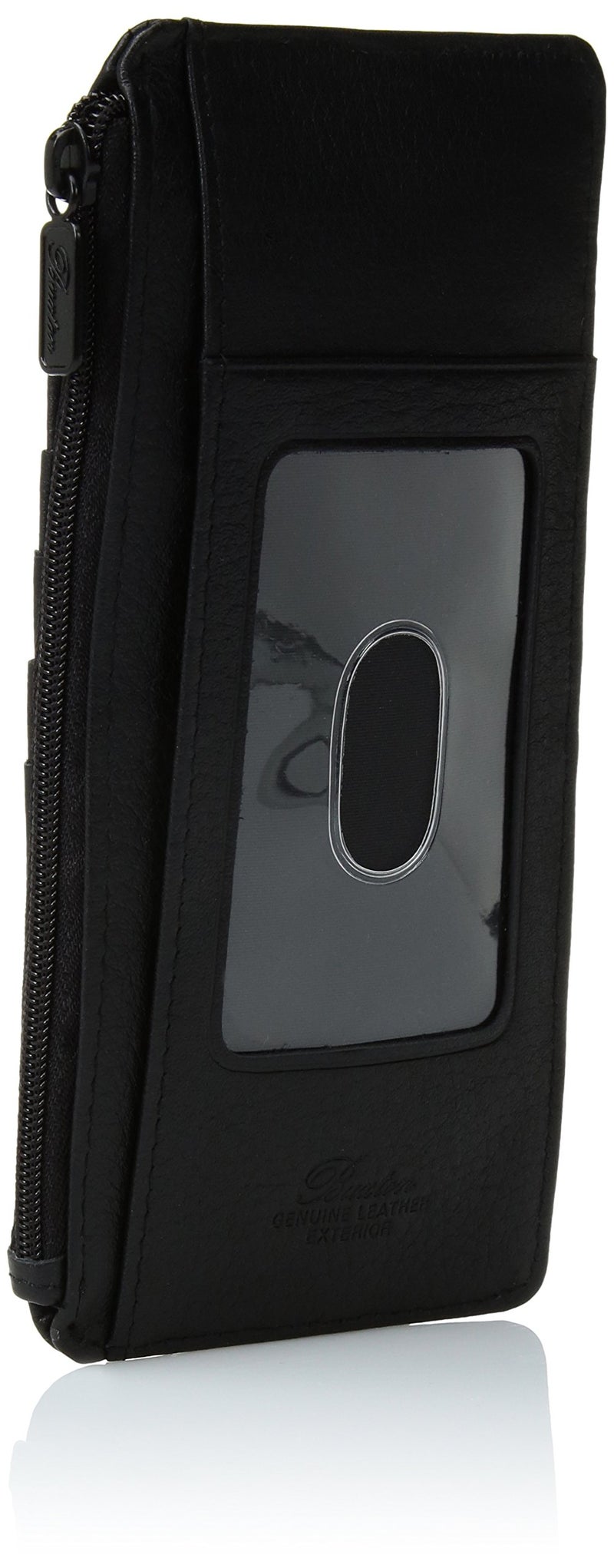Buxton womens Hudson Pik-me-up Thin Credit Card Holder, Black, One Size US - Image 2