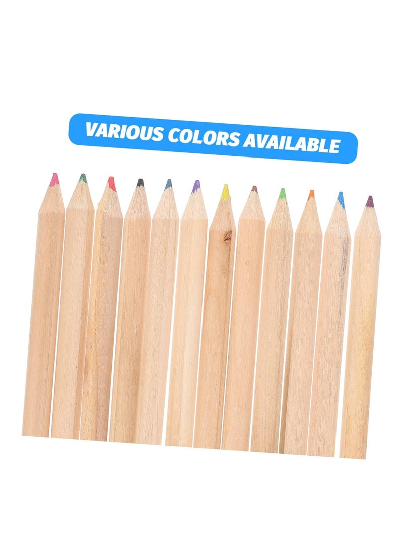 برينت شوب فور مي أقلام رسم صغيرة ملونة للأطفال مع مبراة-مستلزمات المدرسة هدية للطلاب والأطفال-12 قطعة أقلام رسم ملونة - Image 2