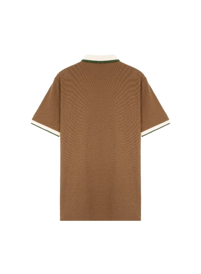 Cedro CEDRO MEN'S CASUAL REGULAR FIT LIGHT WEIGHT WRINKLE RESISTANT ANTI-BACTERIAL STRETCHABLE DURABLE POLO T-SHIRT