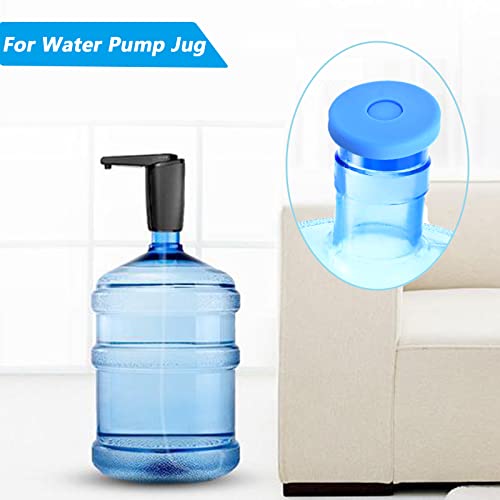 SuperJpsor 3 & 5 Gallon Water Jug Cap Water Bottle Caps, Silicone Jug Lids, Reusable Replacement Jug Cap, Spill And Leak Proof Water Dispenser Caps Covers With Strong Sealing, Fits 55 mm Caliber Bottles (3PCS) - Image 3