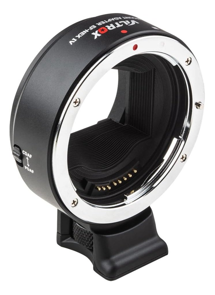 فيلتروكس VILTROX EF-NEX IV محول تركيب العدسة CDAF/PDAF مع التحكم في الفتحة EXIF ​​محول التركيز التلقائي لنقل عدسة Canon EF/EF-S إلى Sony A9 A7RIII A7RII A7III A7II A6300 A6500 E-Mount Cameras  - Image 1