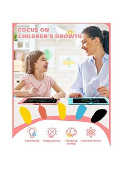 Arabest Bravokids 10 Inch LCD Writing Tablet - Electronic Drawing Doodle Board Educational Birthday Gift Girls Boys Pink  - Image 4