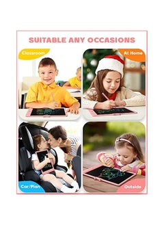 Arabest Bravokids 10 Inch LCD Writing Tablet - Electronic Drawing Doodle Board Educational Birthday Gift Girls Boys Pink  - Image 5