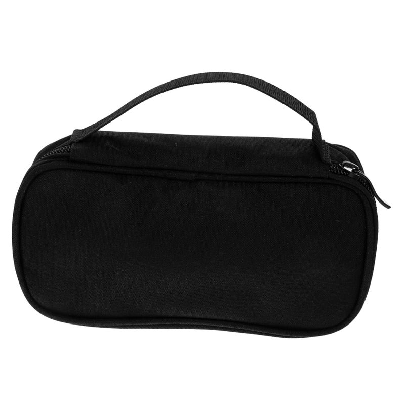 Portable Electronic Organizer Bag Cable Storage Pouch Zipper Design Black - Image 2