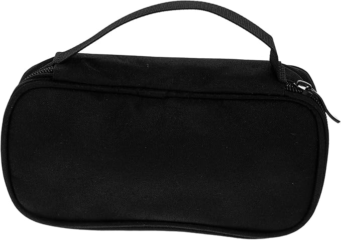 Portable Electronic Organizer Bag Cable Storage Pouch Zipper Design Black - Image 1