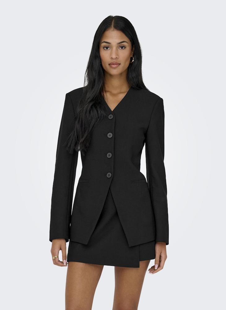 ONLY Onllamina Life Long Sleeve Fit Blazer - Image 4