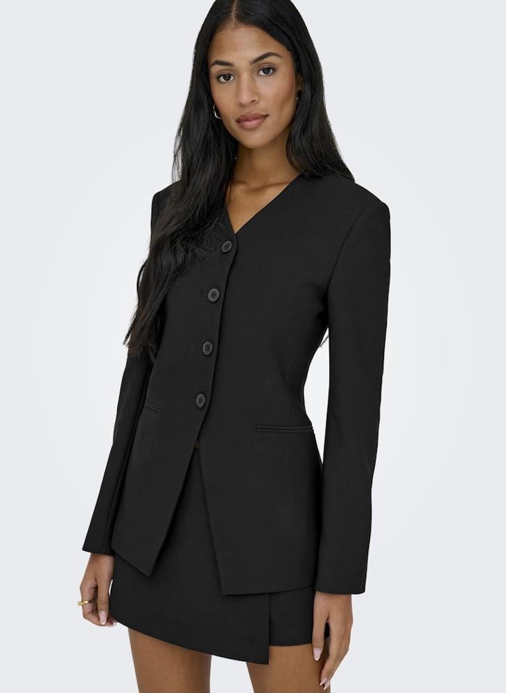 ONLY Onllamina Life Long Sleeve Fit Blazer - Image 3