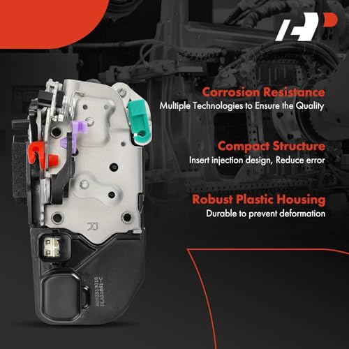 A-Premium Door Latch Lock Actuator Compatible with Jeep Vehicles - Grand Cherokee 1999-2002, Sport Utility, 4-Door - Rear Right Passenger Side, Replace# 55135620AB, 55135620AC - Image 5