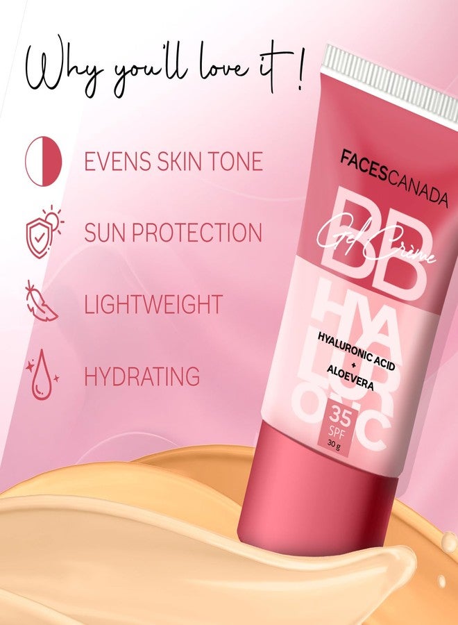 Facescanada FACES CANADA SPF 35 BB Gel Crème - Soft Honey, 30g | Multitasking | Even Skin Tone | Instant Glow | Smooth Flawless Matte Finish | Hydrating | Lightweight & Nonsticky - Image 2