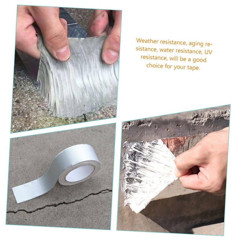 فاليكلود شريط بوتيل 2 قطعة 6 بوصة شريط تصليح الأسقف للإصلاح التسرب مقاوم للأشعة فوق البنفسجية - Image 3
