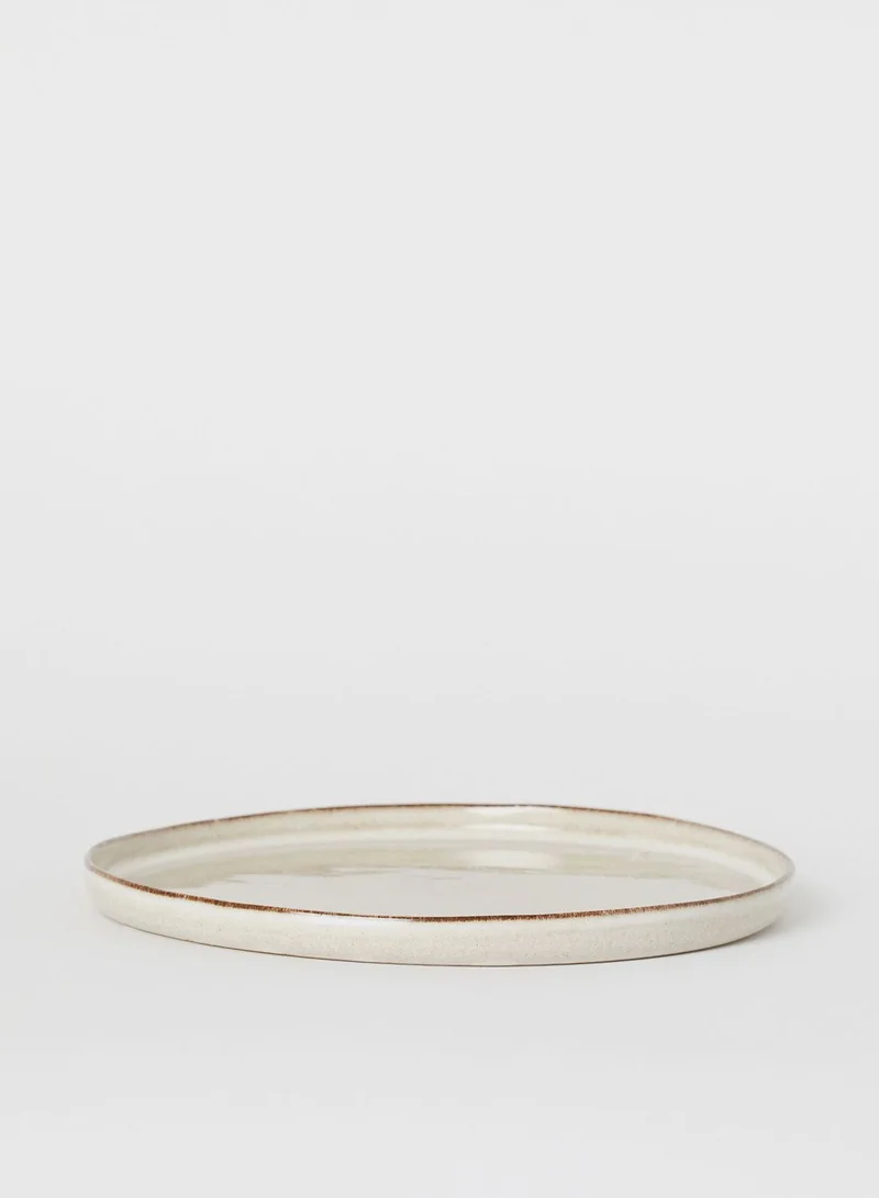 اتش اند ام Large Stoneware Plate