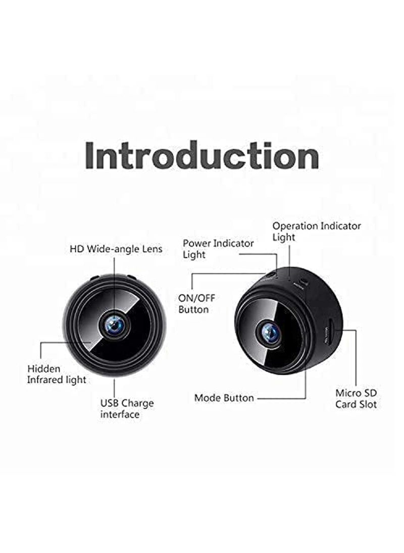 TECHNOVIEW TECHNOVIEW CCTV Security System High Focus Lens Spy Magnet Camera Mini WiFi Magnetic Live Stream Low Light Vision IP Wireless 1080P Audio Video Hidden Nanny Indoor Camera for Home Offices Security  - Image 2