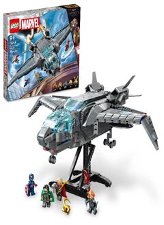 LEGO LEGO Marvel The Avengers Quinjet 76248, Spaceship Building Toy Set ...