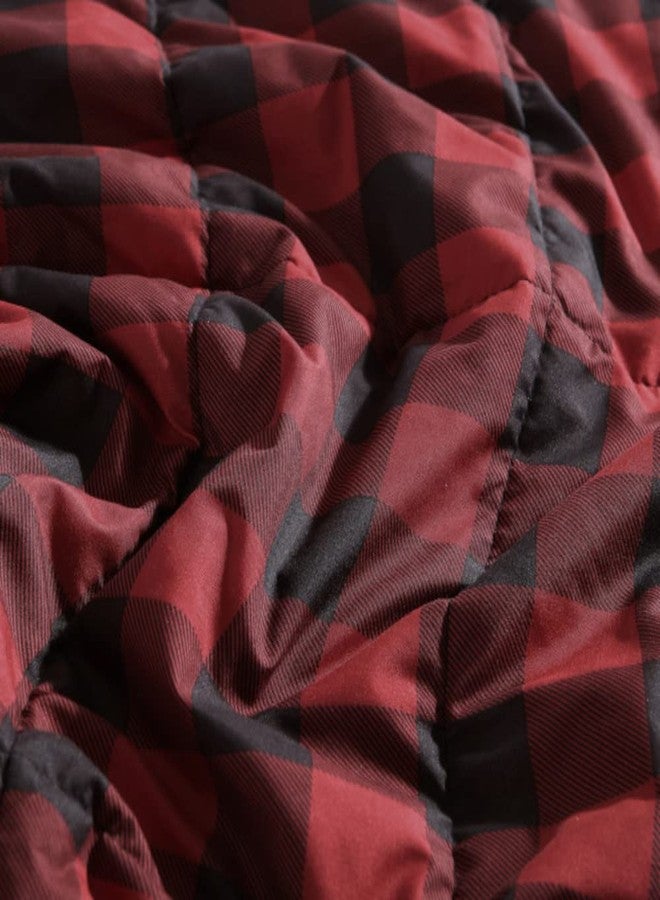 Eddie Bauer - Twin Blanket, Lightweight Reversible Bedding, Buffalo Plaid Home Decor for All Seasons (Red/Black, Twin) - Image 3