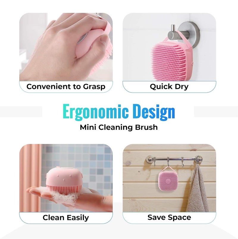 TARTAMYA Imasafe Silicone Bath Buddy Brush, Handheld, Pack of 1 - Image 4