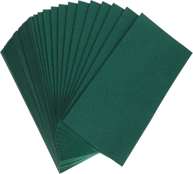 مناشف ورقية خضراء قابلة للتخلص 50 قطعة مناديل ناعمة ماصة للأعراس والحفلات والفعاليات - Image 2