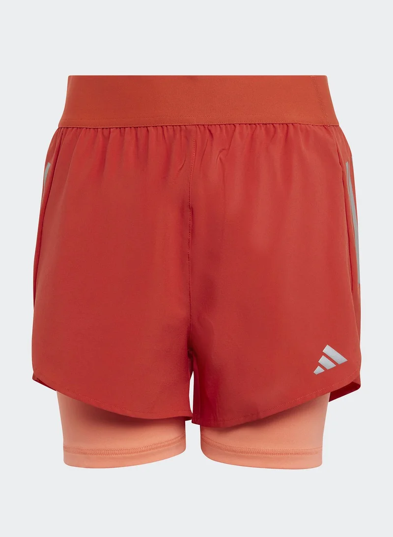 Adidas Kids 2In1 Aeroready Running Shorts