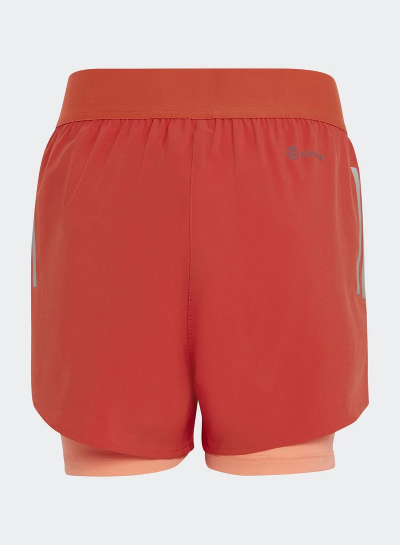 Adidas Kids 2In1 Aeroready Running Shorts