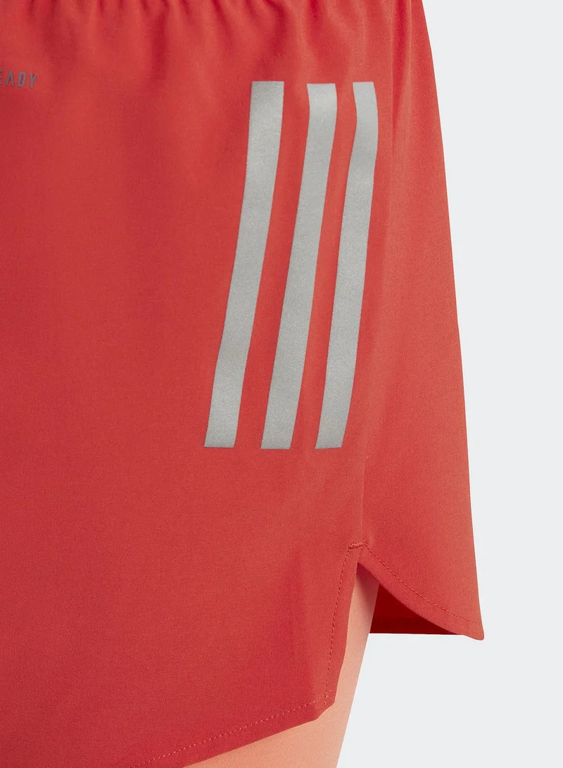 Adidas Kids 2In1 Aeroready Running Shorts