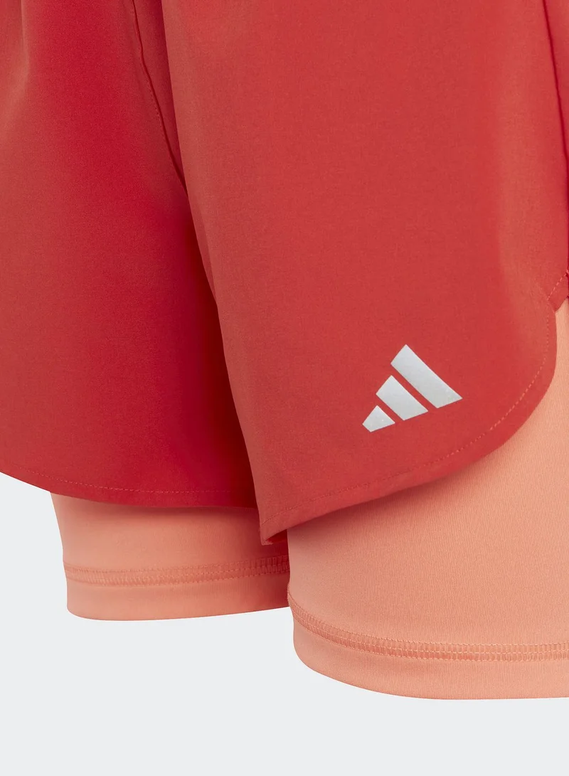 Adidas Kids 2In1 Aeroready Running Shorts